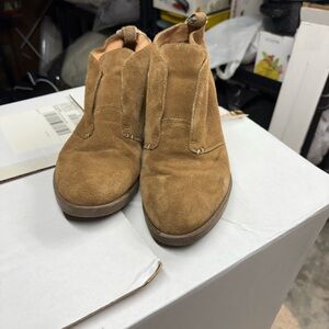 Tan Suede Ankle Boots